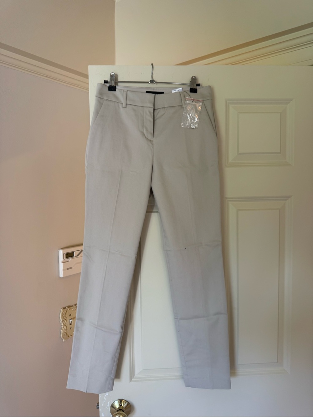 Express Khaki Mid-Rise Ankle Dress Pants NEW